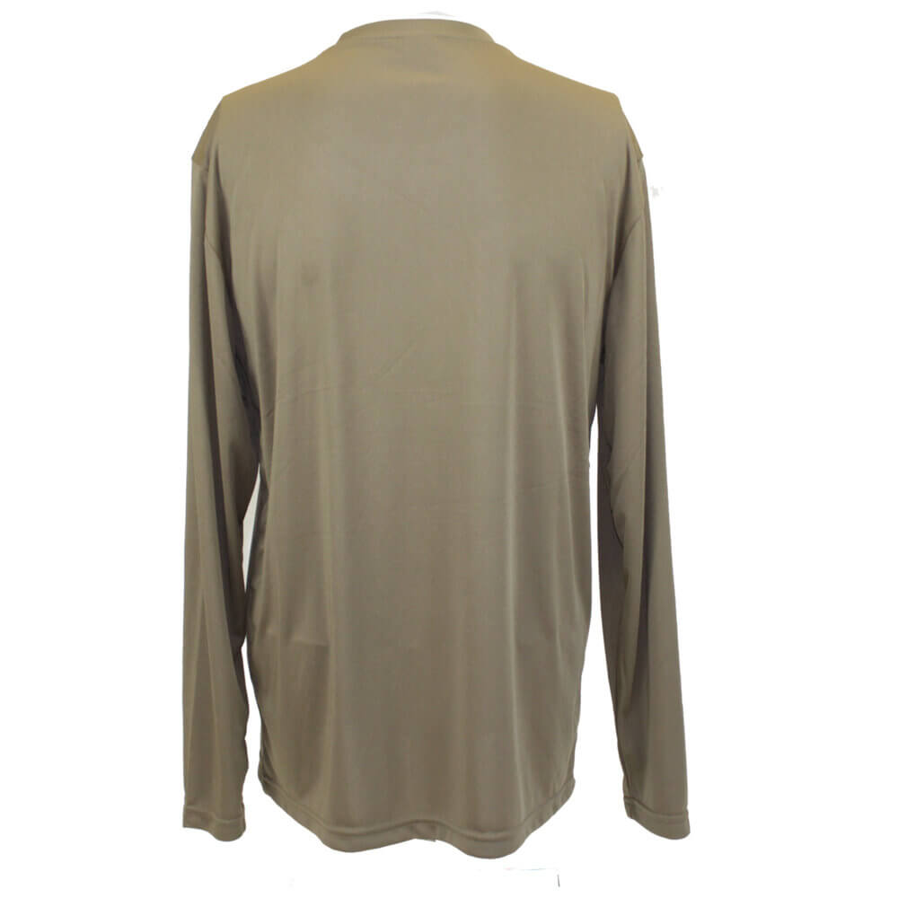Long Sleeve Performance Tee, Coyote Brown